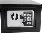 Imagem do produto Mini Cofre Eletrônico Com Chave Digital Aço-uso Residencial