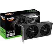 Imagem do produto Placa de Video Inno3D RTX 5060 Twin X2 NVIDIA Geforce, 8GB, 128bits, 2497MHz, FP4 e DLSS 4, Ray Tracing - N50602-08D7-195071N