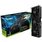 Imagem do produto Placa de Vídeo Palit NVIDIA GeForce RTX 5060 Ti Infinity 3, 16GB, GDDR7, DLSS, Ray Tracing, NE7506T019T1-GB2061S
