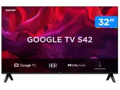 Imagem do produto Smart TV 32" SEMP HD LED 32S42 Google TV 2 HDMI