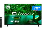 Imagem do produto Smart TV Philips 70" Google TV 4k Ultra HD, Wi-Fi, HDMI, Dolby Vision/Atmos - 70PUG7408