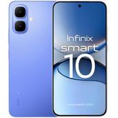 Imagem do produto Smartphone INFINIX Smart 10 120Hz Lançamento 2025 NFC 128GB 256GB 8GB Ramboost Câmera 2K 5000mAh resistência IP64