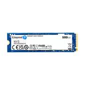 Imagem do produto SSD Kingston NV3, 500 GB, M.2 2280, PCIe 4.0 x4, NVMe, Leitura: 5000 MB/s, Gravação: 3000 MB/s, Azul - SNV3S/500G