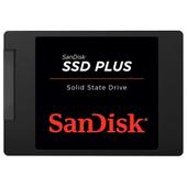 Imagem do produto SSD SanDisk Plus, 1TB, SATA III, 2.5", Leitura: 535MB/s, Gravação: 350MB/s, Preto - SDSSDA-1T00-G27