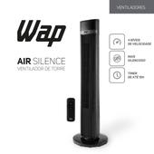 Imagem do produto Ventilador Torre WAP Air Silence 127v funcionamento silencioso Para Ambientes com Oscilante e 3 Velocidades