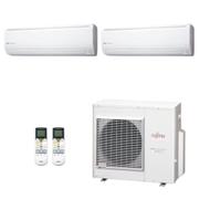 Ar Condicionado Multisplit Bi 42000 Btu(18000+24000) Quente/frio - Inverter - Fujitsu - 220v - Asbg18lfca Asbg24lfca / Aobg36lbta4 Ar Condicionado Multisplit Bi 42000 Btu(18000+24000) Quente/frio - Inverter - Fujitsu - 220v - Asbg18lfca Asbg24lfca / Aobg36lbta4