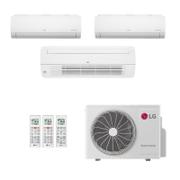 Ar Condicionado Multisplit Tri 32000 Btu(2x12000+18000) Frio - Inverter - LG - 220v - Amnw18gttc0 Amnw12gsja1 / Z4uq30gfb1