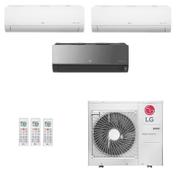Ar Condicionado Multisplit Tri 42000 Btu(2x12000+18000) Quente/frio - Inverter - LG - 220v - Amnw12gsja0 Amnw18gskr0 / A4uw30gfa2