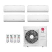 Ar Condicionado Multisplit Quad 45000 Btu(3x9000+18000) Quente/frio - Inverter - LG - 220v - Amnw18gska1 Amnw09gsaa1 / Z5uw36gfb1