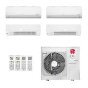 Ar Condicionado Multisplit Quad 51000 Btu(2x7000+2x18000) Quente/frio - Inverter - LG - 220v - Amnw18gttc0 Amnw07gsaa1 / Z5uw48gfb1