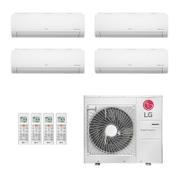 Ar Condicionado Multisplit Quad 45000 Btu(3x9000+18000) Quente/frio - Inverter - LG - 220v - Amnw18gska1 Amnw09gsaa1 / Z5uw48gfb1