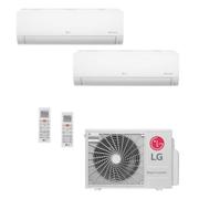 Ar Condicionado Multisplit Bi 24000 Btu(2x12000) Quente/frio - Inverter - LG - 220v - Amnw12gsja0 / A3uw21gfac