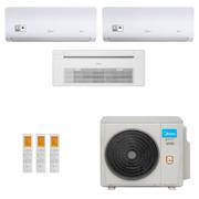 Ar Condicionado Multisplit Tri 36000 Btu(2x9000+18000) Quente/frio - Inverter - Springer Midea - 220v - 40kvaqb18m5 42agmsb09m5 / 38mbmta27m5