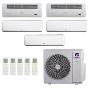 Ar Condicionado Multisplit Penta 51000 Btu(3x9000+2x12000) Quente/frio - Inverter - Gree - 220v - Gkh(12)da-d6dna1a Gwh(09)atb-d6dna1a / 5gwhd(42)nd6bo