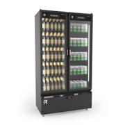 Geladeira/refrigerador Litros 2 Portas Preto Vanguard - Refrimate - 220v - Asvef2p