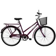 Bicicleta Cairu Genova Aro 26 Rígida 1 Marcha - Roxo