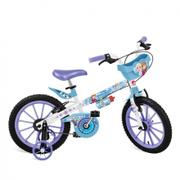 Bicicleta Bandeirante Frozen 2499 Aro 16 Rígida 1 Marcha - Azul/branco