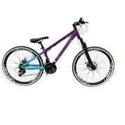 Bicicleta Vikingx Tuff 44 Aro 26 Susp. Dianteira 24 Marchas - Preto/branco