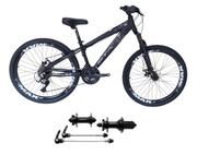 Bicicleta Gta Bike Rebel Aro 26 Susp. Dianteira 24 Marchas - Preto