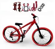 Bicicleta Gta Bike Rebel Single Aro 26 Susp. Dianteira 1 Marcha - Vermelho