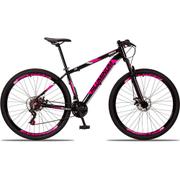 Bicicleta Raider Aluminum Disc M Aro 29 Susp. Dianteira 21 Marchas - Preto/rosa