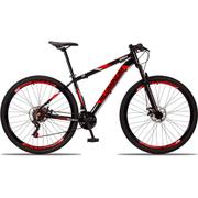 Bicicleta Raider Aluminum Disc M Aro 29 Susp. Dianteira 21 Marchas - Preto/vermelho