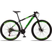 Bicicleta Raider Aluminum Disc M Aro 29 Susp. Dianteira 21 Marchas - Preto/verde