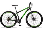 Bicicleta Dropp Sl Sport Aro 29 Susp. Dianteira 21 Marchas - Preto/verde