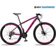 Bicicleta Dropp Z3 Disc M Aro 29 Susp. Dianteira 24 Marchas - Preto/rosa