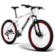 Bicicleta Gts M1 New Expert 2.0 Aro 29 Susp. Dianteira 27 Marchas - Branco/vermelho