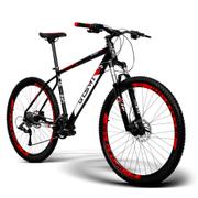 Bicicleta Gts M1 New Expert 2.0 Aro 29 Susp. Dianteira 27 Marchas - Preto/vermelho