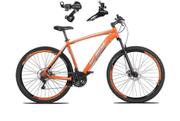 Bicicleta Ksw Xlt Disc H Aro 29 Susp. Dianteira 24 Marchas - Laranja