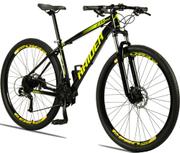 Bicicleta Raider Z3x Pro Disc H Aro 29 Susp. Dianteira 27 Marchas - Preto/amarelo