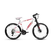 Bicicleta Alfameq Stroll Disc T21 Aro 26 Susp. Dianteira 21 Marchas - Branco/vermelho