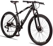 Bicicleta Raider Aluminum Disc M Aro 29 Susp. Dianteira 24 Marchas - Preto/cinza