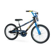 Bicicleta Nathor Hot Wheels Aro 20 Rígida 1 Marcha - Azul/preto