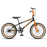 Bicicleta Kls Free Gold Aro 20 Rígida 1 Marcha - Laranja/preto