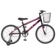 Bicicleta Kls Free Gold Aro 20 Rígida 1 Marcha - Preto/rosa