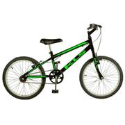 Bicicleta Kls Free Gold Aro 20 Rígida 1 Marcha - Preto/verde