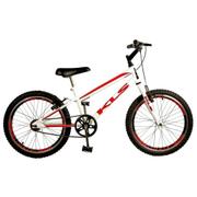 Bicicleta Kls Free Gold Aro 20 Rígida 1 Marcha - Branco/vermelho
