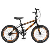 Bicicleta Kls Free Style Aro 20 Rígida 1 Marcha - Preto/laranja