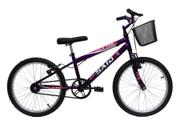 Bicicleta Saidx Kitty Aro 20 Rígida 1 Marcha - Violeta