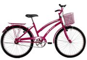 Bicicleta Dalannio Bike Susi Aro 24 Rígida 1 Marcha - Rosa