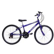 Bicicleta Saidx Muttant Aro 24 Rígida 18 Marchas - Azul
