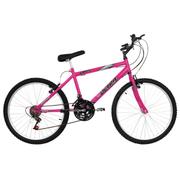 Bicicleta Ultra Bikes Pro Tork Aro 24 Rígida 18 Marchas - Rosa