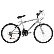 Bicicleta Ultra Bikes Chrome Line Rebaixada Aro 24 Rígida 18 Marchas - Cromado