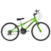 Bicicleta Ultra Bikes Pro Tork Rebaixada Aro 24 Rígida 18 Marchas - Verde