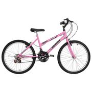 Bicicleta Ultra Bikes Pro Tork Aro 24 Rígida 18 Marchas - Branco/rosa