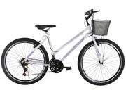 Bicicleta Colli Bike Allegra City Vb Aro 26 Rígida 18 Marchas - Branco/violeta