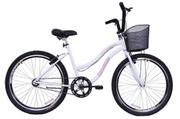 Bicicleta Dalannio Bike Beach Aro 26 Rígida 1 Marcha - Branco